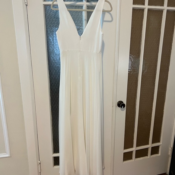 Jenny Yoo Plunge Neck Dress - Picture 8 of 8